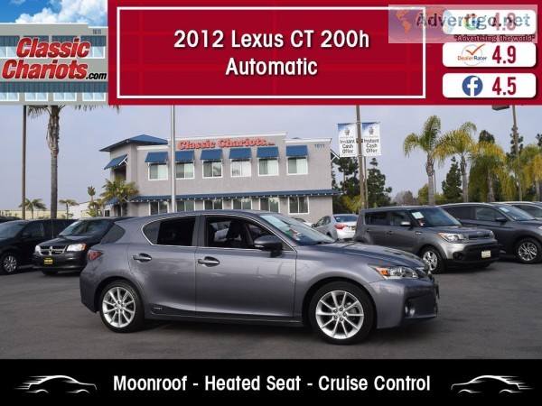 Used 2012 Lexus CT 200h Premium for Sale in San Diego - 21147