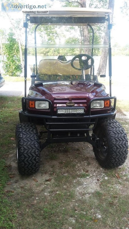E-Z-GO - KING RANCH GOLF CART - LIFTED. 2016.