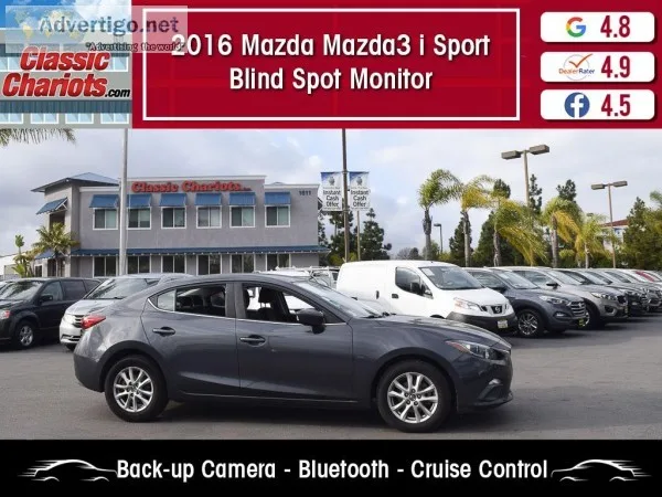 Used 2016 Mazda3 i Sport i Sport for Sale in San Diego - 21121