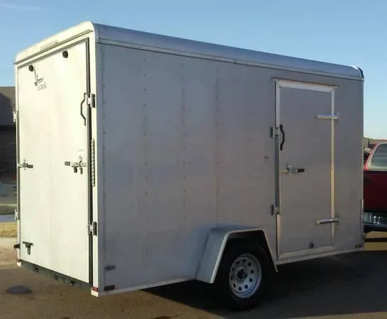 2019 Lark 6ft Tall Cargo Trailer w Side Entry and Ramp Door