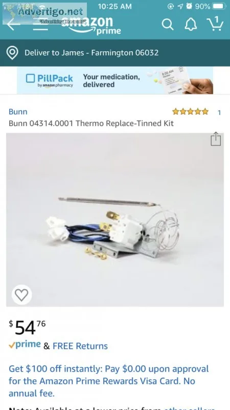 BUNN coffee parts