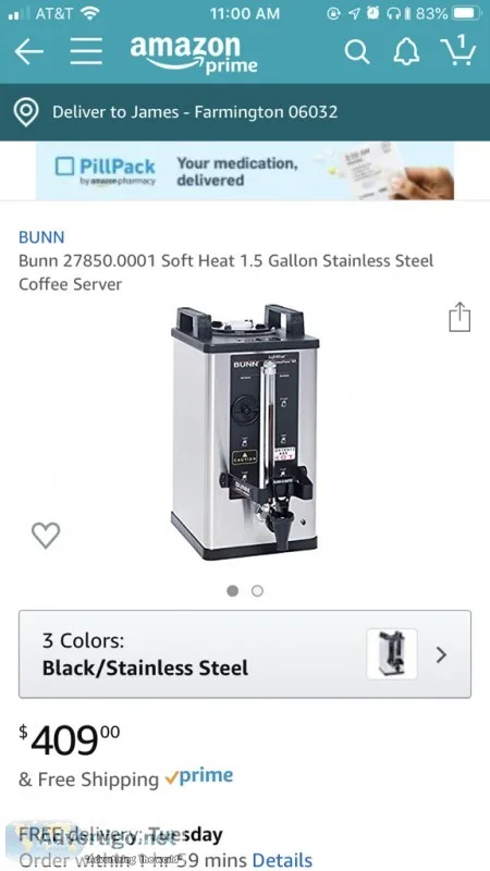 BUNN Soft Heat server