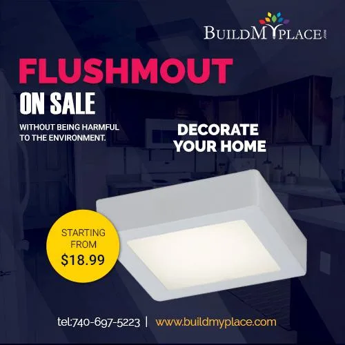 Stylish Collection of Flush Mount Ceiling Light for Sale only on