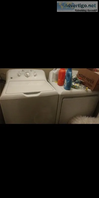 Ge washer and dryer set