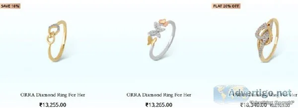 Buy Diamond Ring Online  ORRA