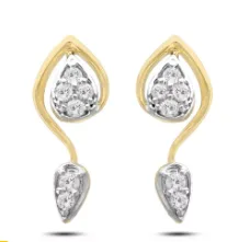 Francis Alukkas the Latest design of Gold earrings
