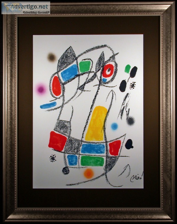 Plate 1 Maravillas con Variacioness Original Color Lithograph by