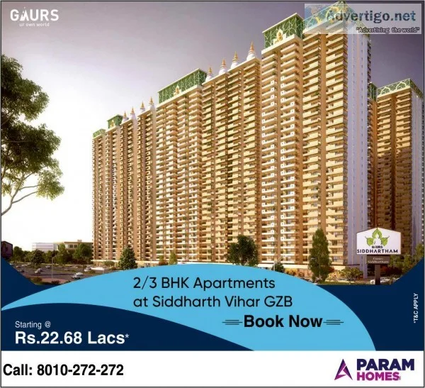 Best Residential Projects in Ghaziabad - Gaurs Siddhartham