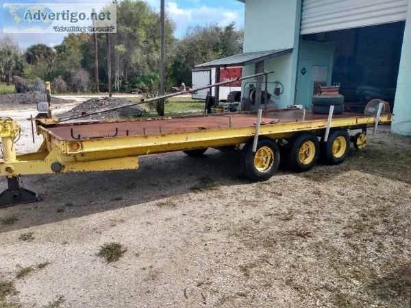 20x8 flatbed trailer