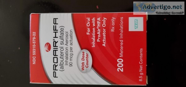 ProAir HFA Albuterol inhaler 