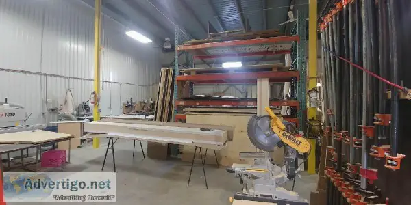 Cabinetmaking company with machinery for sale