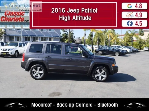 Used 2016 Jeep Patriot High Altitude for Sale in San Diego - 213