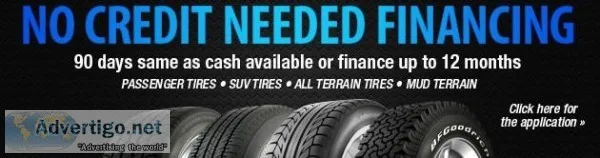 New Tires NO Credit 54 Down Any Size or Brand  WE SHIP