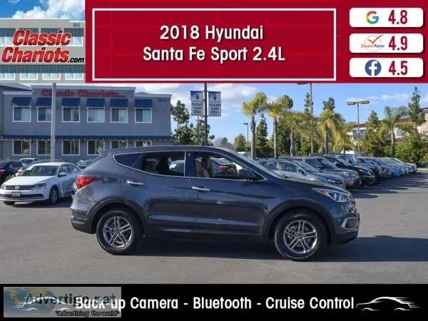 Used 2018 Hyundai Santa Fe Sport 2.4L for Sale in San Diego- 212