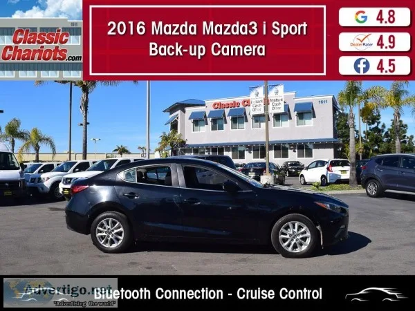 Used 2016 Mazda3 i Sport i Sport for Sale in San Diego- 21184