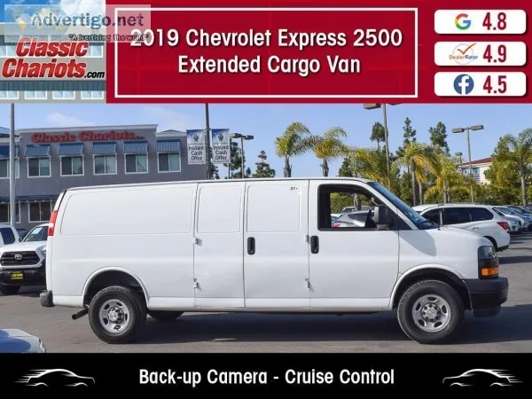 Used 2019 Chevrolet Express 2500 Extended Cargo Van for Sale in 