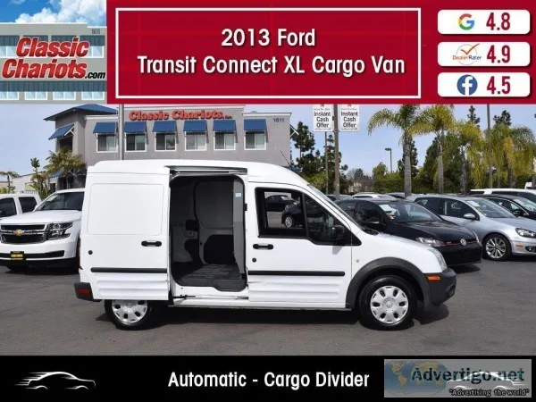 Used 2013 Ford Transit Connect Cargo Van XL for Sale in San Dieg