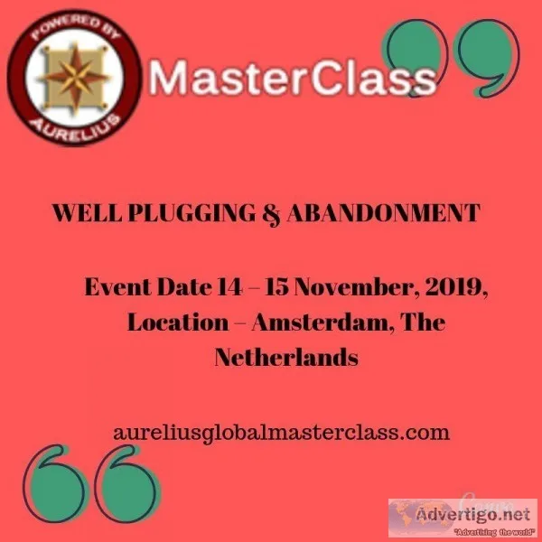 WELL PLUGGING  TRAINING  IN EUROPE