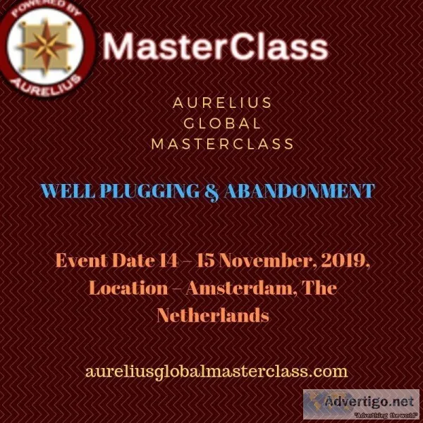 WELL PLUGGING  TRAINING in Europe