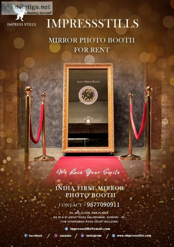 Mirror Booth in Chennai - Photo Booth Entertainer