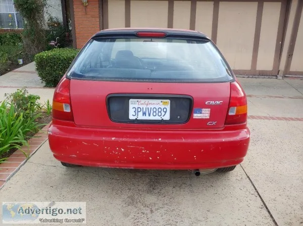 DEPENDABLE and ECONOMICAL- 1996 HONDA  FOR  SALECIVIC HATCHBACK