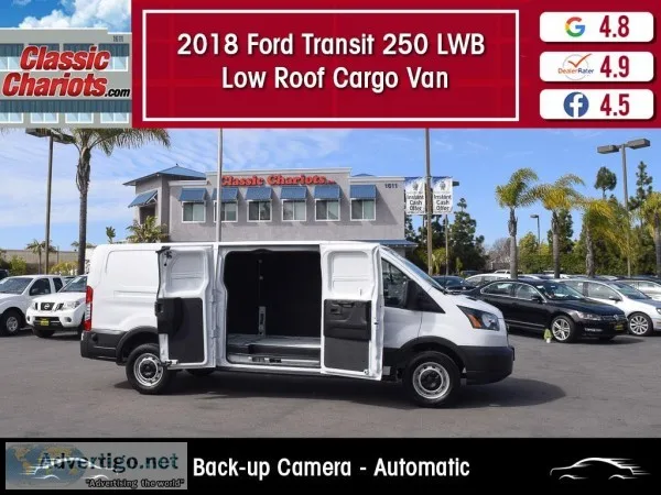 Used 2018 Ford Transit Cargo 250 LWB Low Roof Van for Sale in Sa