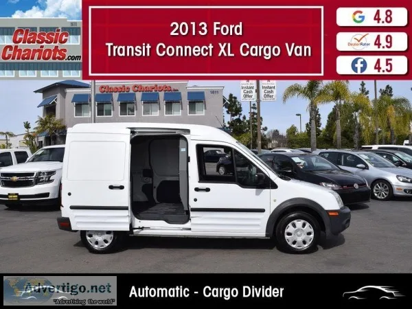 Used 2013 Ford Transit Connect Cargo Van XL for Sale in San Dieg