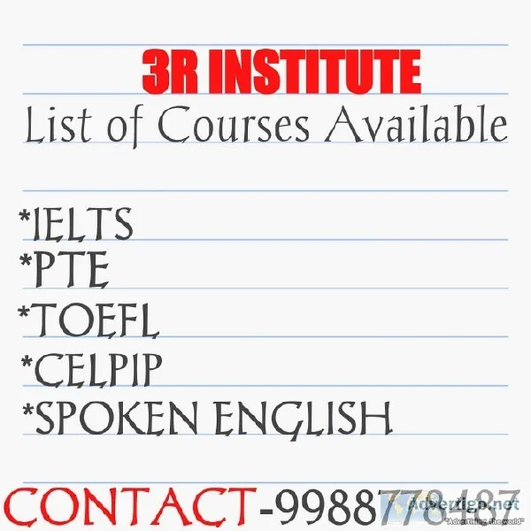 IELTSPTETOEFLCELP IPSPOKEN ENGLISH