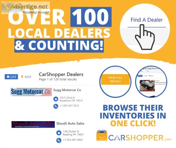 OVER A 100 DEALERS TO CHOOSE FROM