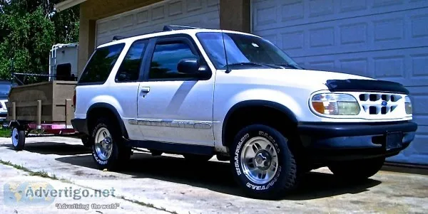 1996 FORD EXPLORER SPORT WITH TRAILER 126K miles - GOOD CONDITIO
