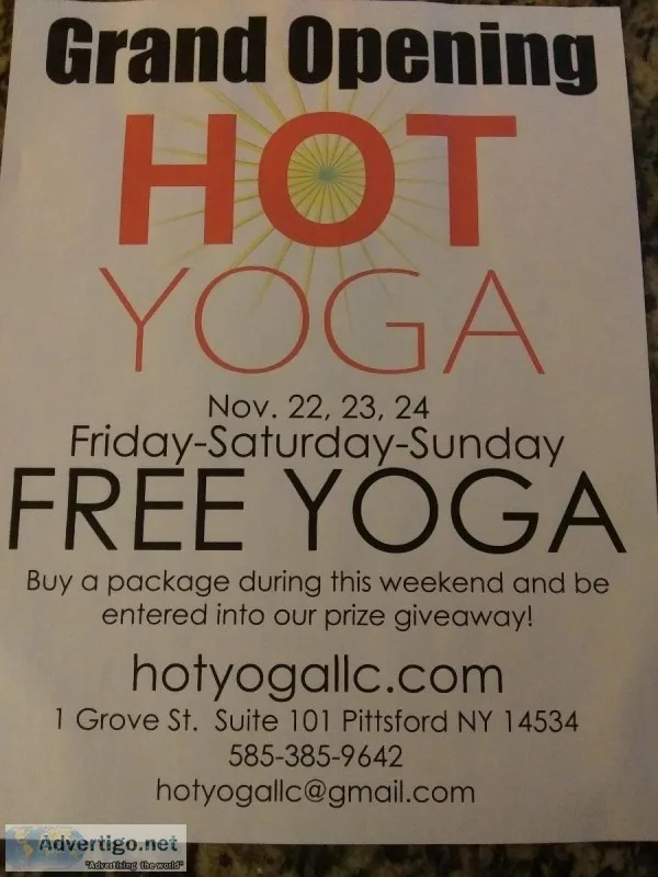 Hot Yoga Grand Opening