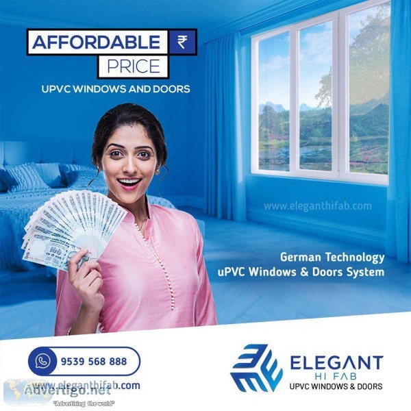 uPVC windows and doors suppliers in Cochin Kerala Elegant Hi Fab