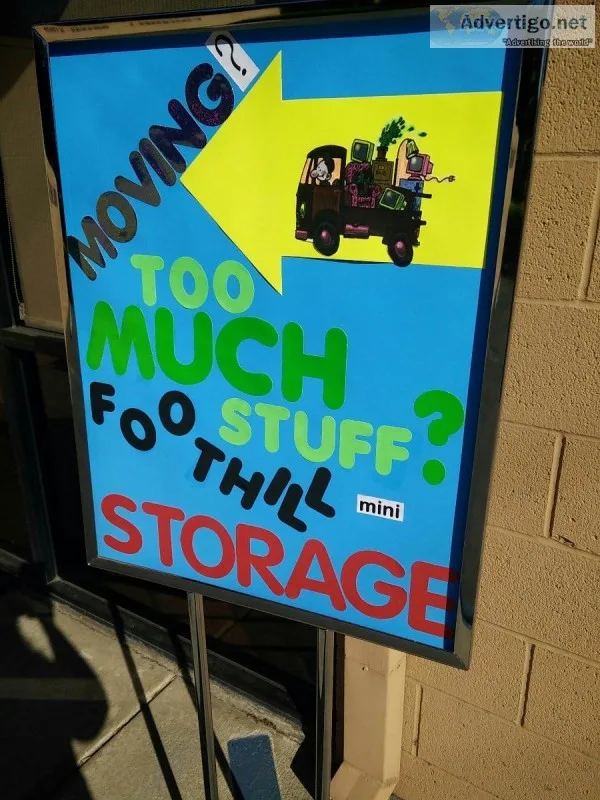 Foothill Mini Storage - Clean Convenient and Secure
