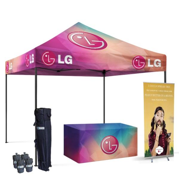 10x10 logo Printed Tent With Graphics  Atlanta