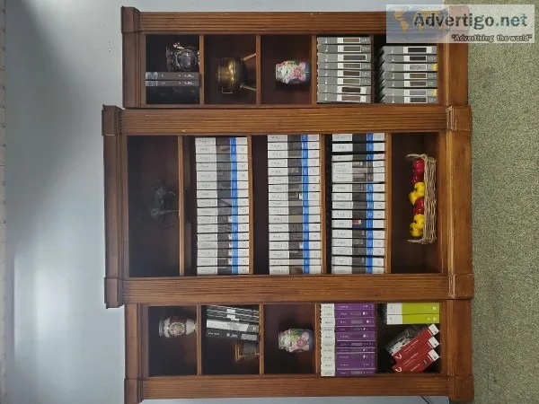 3 Piece Solid Wood Bookshelf