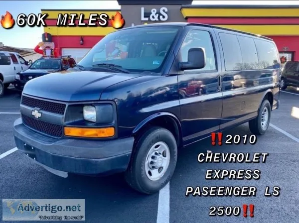  2010 CHEVROLET EXPRESS PASSENGER LS 2500RELIABLE AND COMFORTABL