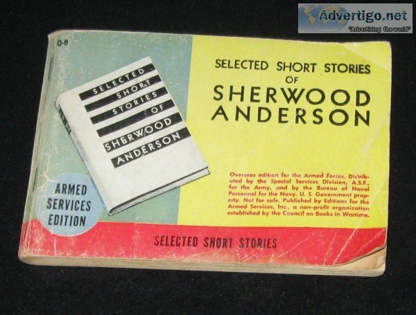 World War II Souvenir Selected Short Stories of Sherwood Anderso