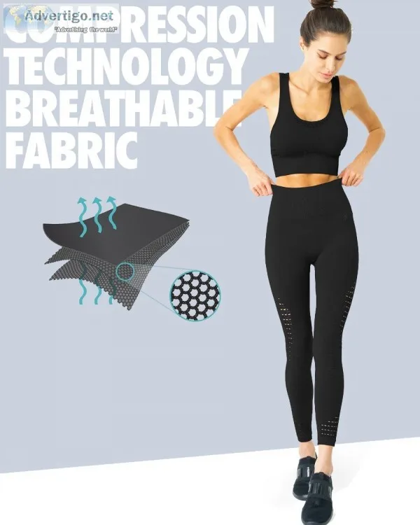 Look Great In Mesh Seamless Legging with Ribbing Detail  eBay