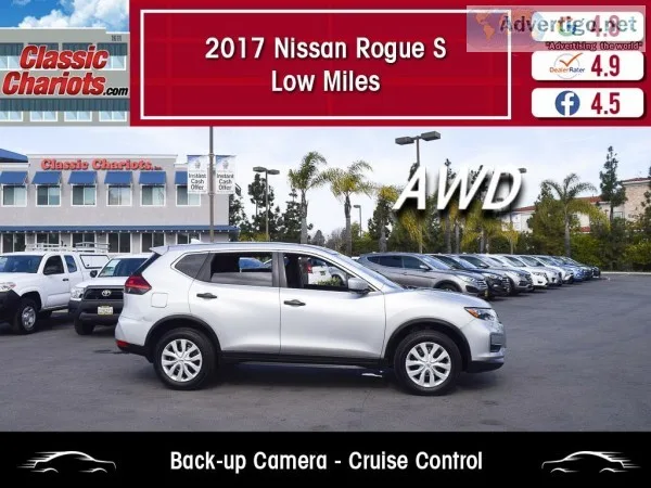Used 2017 Nissan Rogue S AWD for Sale in San Diego - 21289