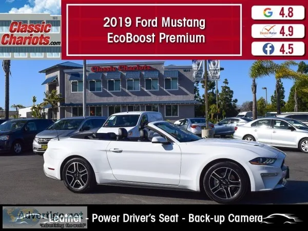 Used 2019 Ford Mustang EcoBoost Premium for Sale in San Diego - 