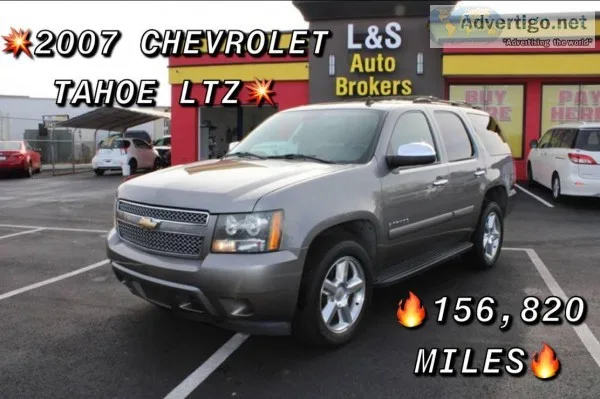  2007 CHEVROLET TAHOE LTZ4WDNAVIGATION SYSTEMBACKUP CAMERA3RD RO
