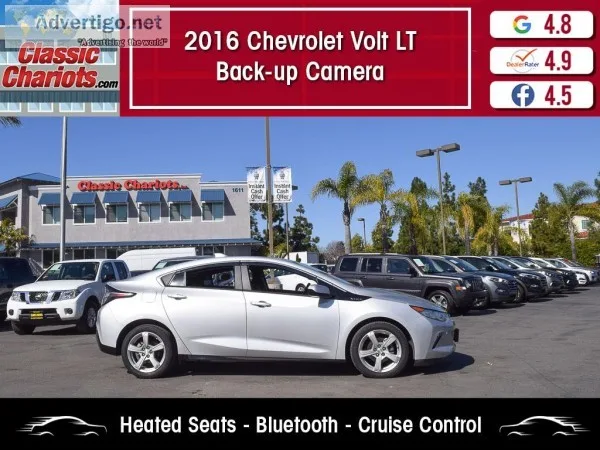 Used 2016 Chevrolet Volt LT for Sale in San Diego - 21202