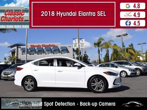 Used 2018 Hyundai Elantra SEL for Sale in San Diego - 21087r