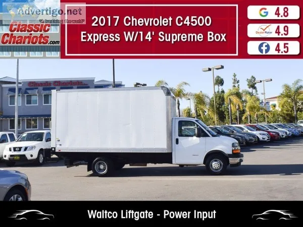 Used 2017 Chevrolet Express Cutaway G4500 for Sale in San Diego 