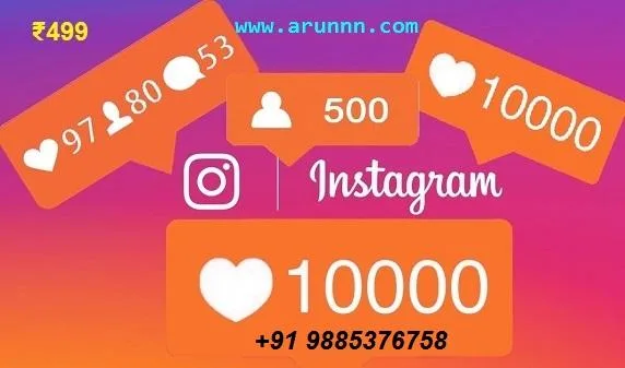 I will increase 500 instagram followers in 24 hours for 499-  ww