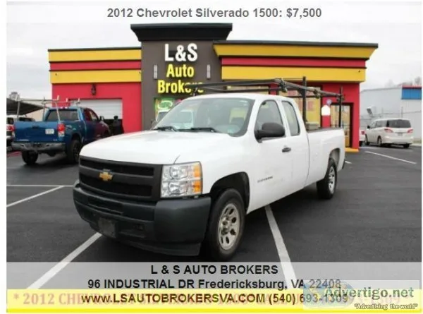  2012 CHEVROLET SILVERADO 1500 WORK TRUCKAUTOMATICEXTE NDED CABF
