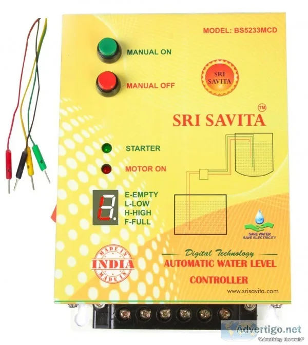 Automatic water level controllers for dry run protection