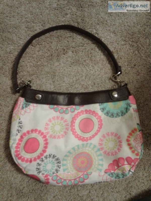 Floral medium handbag