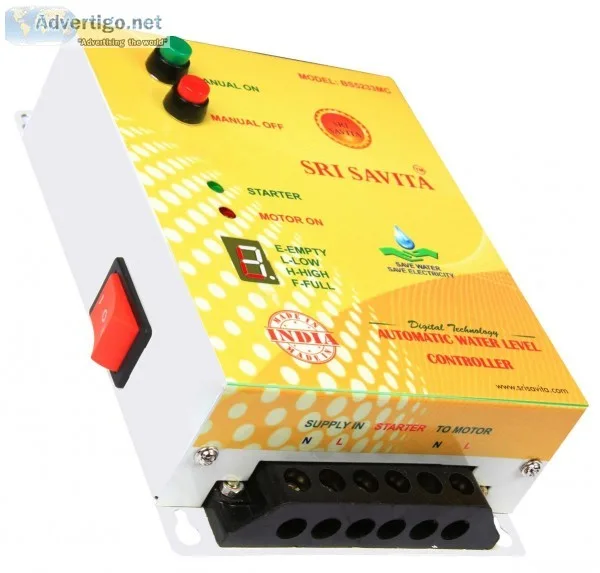 Automatic water level controllers for submersible motors