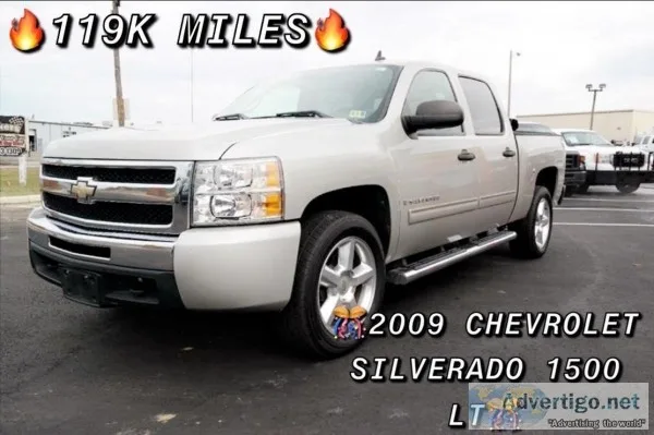  2009 CHEVROLET SILVERADO 15004X4CREW CABGOOD MILESNICE AND CLEA
